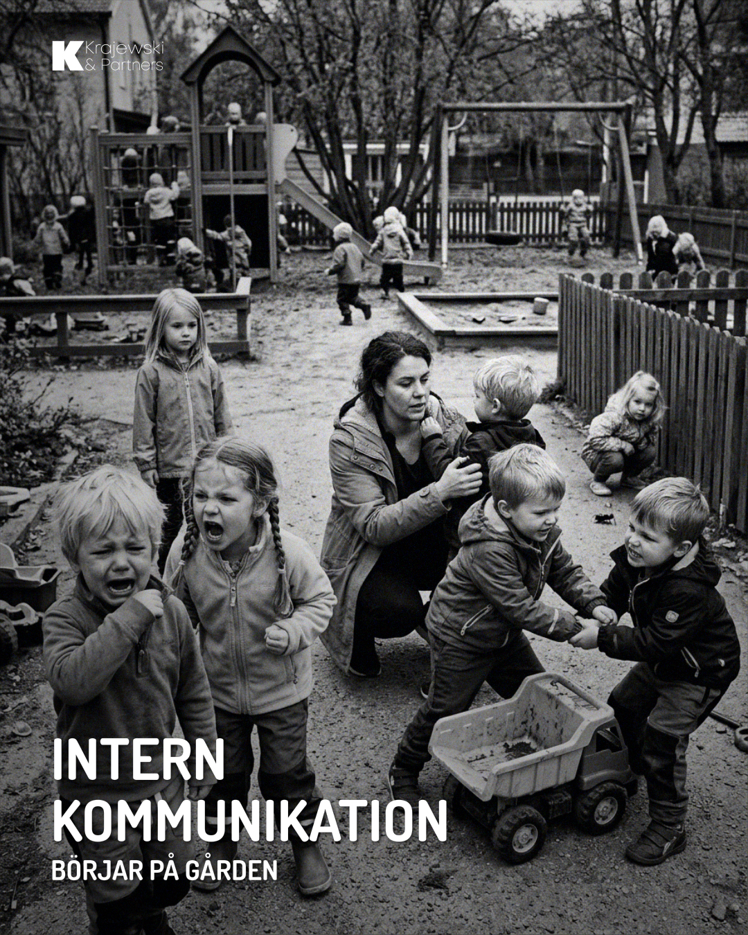 Intern kommunikation börjar på gården.